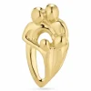 Mor og barn vedhæng i forgyldt sølv