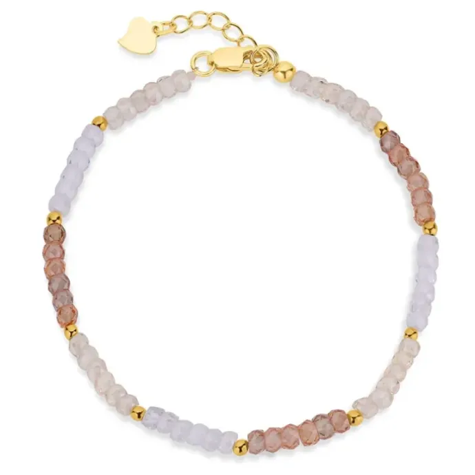 Multifarvede armbånd med zirkon