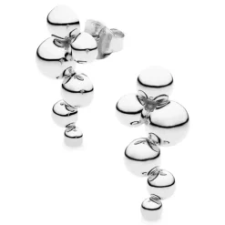 Multifarvet zirkon ring i sølv - Bubbly Twist