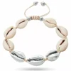 Muslinge armbånd i silke snor 17 cm plus 4 cm x 12 mm