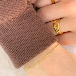 Nordahl Andersen armbånd i forgyldt sølv