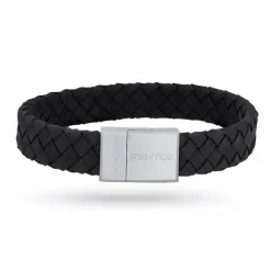 Nordahl andersen sort armbånd i læder