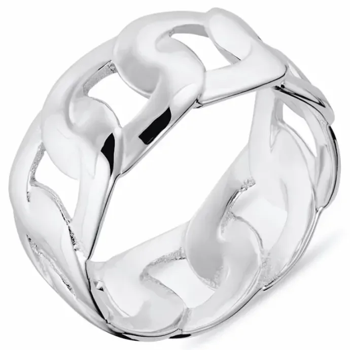 Panzer ring i sølv