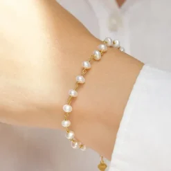 Perle armbånd med perle.