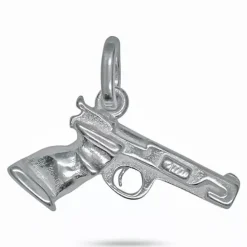 Pistol vedhæng i sølv