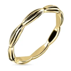 Ring i forgyldt sølv