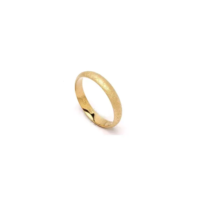 Ring i forgyldt sølv