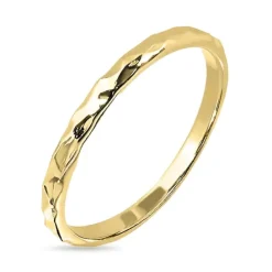 Ring i forgyldt sølv
