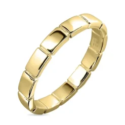 Ring i forgyldt sølv