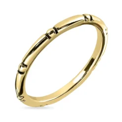 Ring i forgyldt sølv