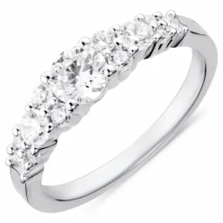 Ring i rhodineret sølv