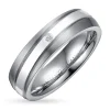 Ring i titanium og sølv