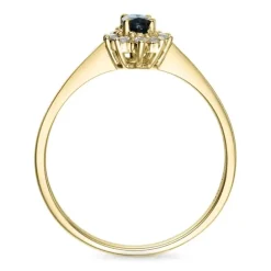 Rosetring i 14 karat guld 0,11 ct 0,35 ct