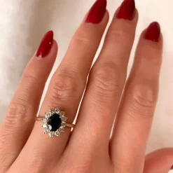 Rosetring i 14 karat guld 0,55 ct 1,00 ct