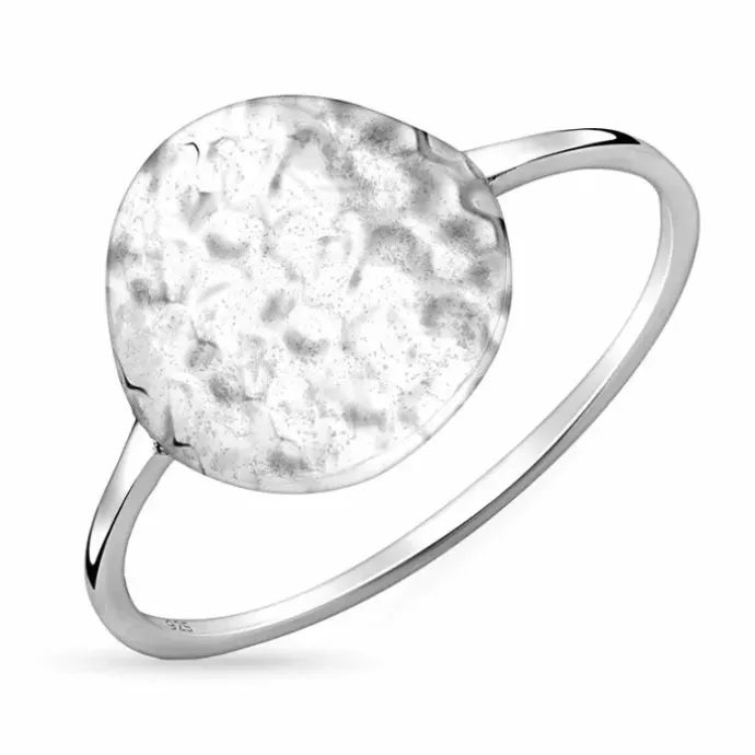 Rund ring i sølv