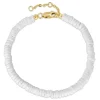 Shell armbånd i forgyldt sølv 16 cm plus 3 cm x 4,0 mm
