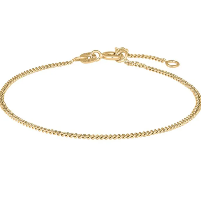 Siersbøl panserarmbånd i 9 karat guld