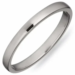 Simple Rings sort ring i sort rhodineret sølv