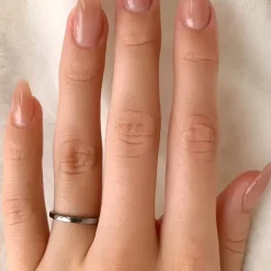 Simple Rings sort ring i sort rhodineret sølv