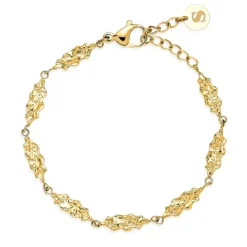 Sistie2ND Sophia Small armbånd i forgyldt stål