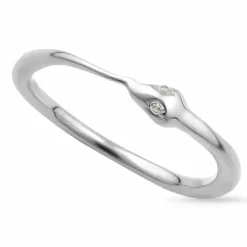 Slange ring i sølv