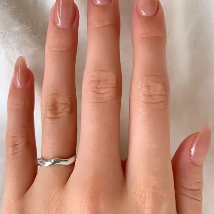 Smal ring i sølv
