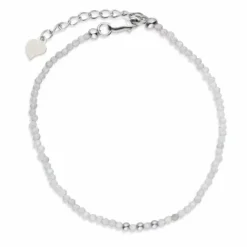 Sten armbånd med labradorit og 3 hematite.