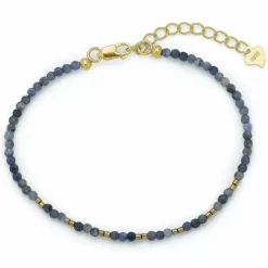 Sten armbånd med sodalit og hematite.