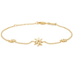 Studio Z Ocean Aura armbånd i forgyldt sølv