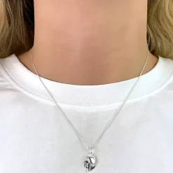 Tro-håb-kærlighed vedhæng i sølv
