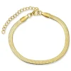Vandfast armbånd i forgyldt stål 16 + 5 cm x 4,0 mm - OCEANA