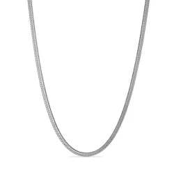 Vandfast halskæde i stål 40 + 5 cm x 3 mm - OCEANA
