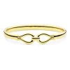 Vandfast infinity armring i forgyldt stål - OCEANA