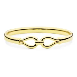 Vandfast infinity armring i forgyldt stål - OCEANA