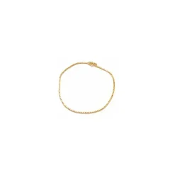 Veneziaarmbånd i forgyldt sølv x 1,3 mm