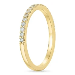 Zirkon guldring i 9 karat guld