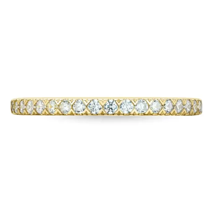 Zirkon guldring i 9 karat guld
