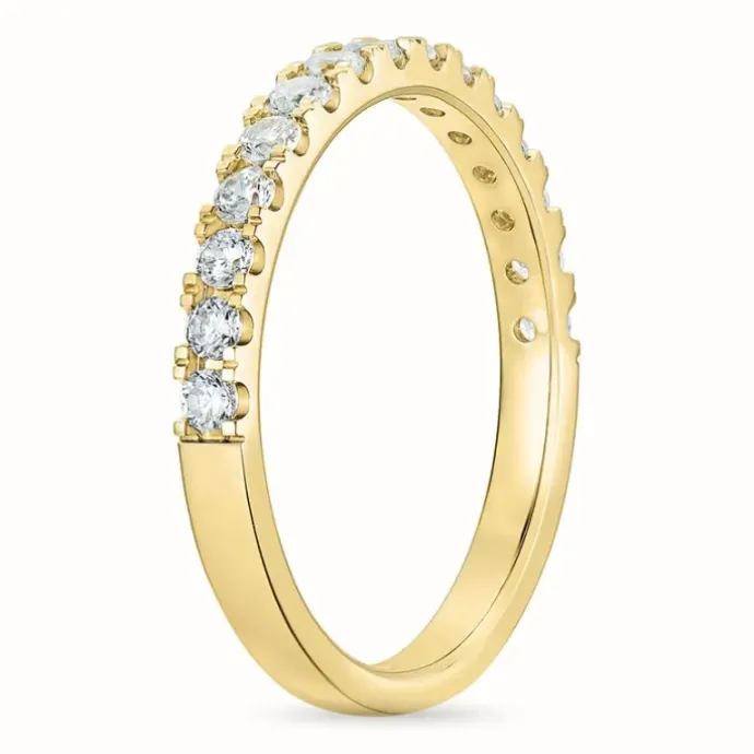 Zirkon guldring i 9 karat guld