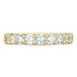 Zirkon guldring i 9 karat guld