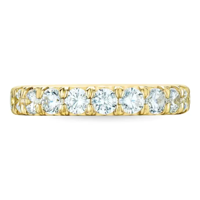 Zirkon guldring i 9 karat guld