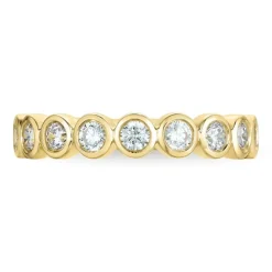 Zirkon guldring i 9 karat guld