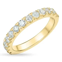 Zirkon guldring i 9 karat guld