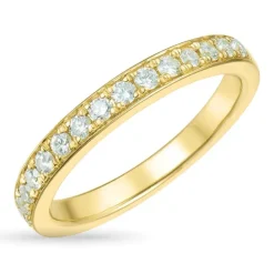 Zirkon ring i 9 karat guld