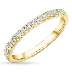 Zirkon ring i 9 karat guld