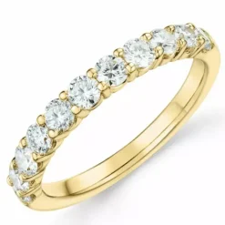 Zirkon ring i 9 karat guld