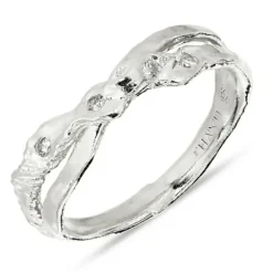 Zirkon ring i sølv