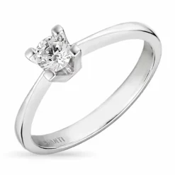 Zirkon ring i sølv