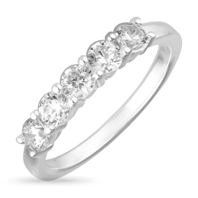 Zirkon ring i sølv