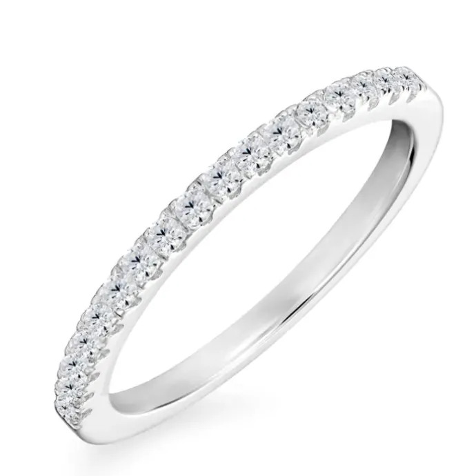 Zirkon ring i sølv