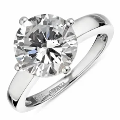 Zirkon ring i sølv